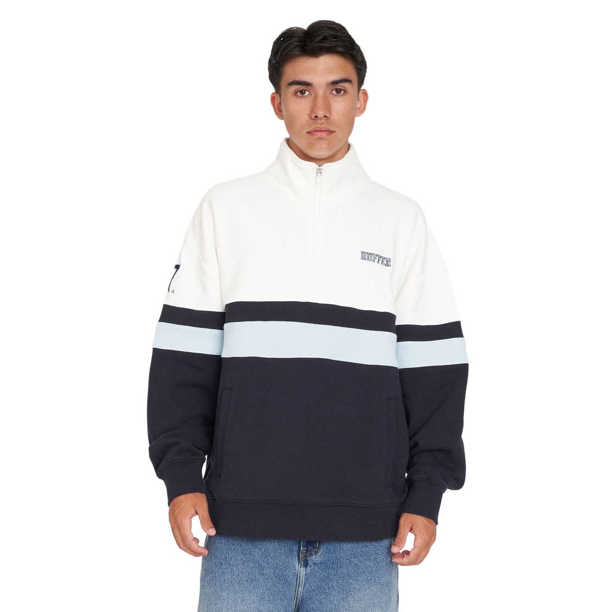 Huffer Panel 1/4 Zip/Check